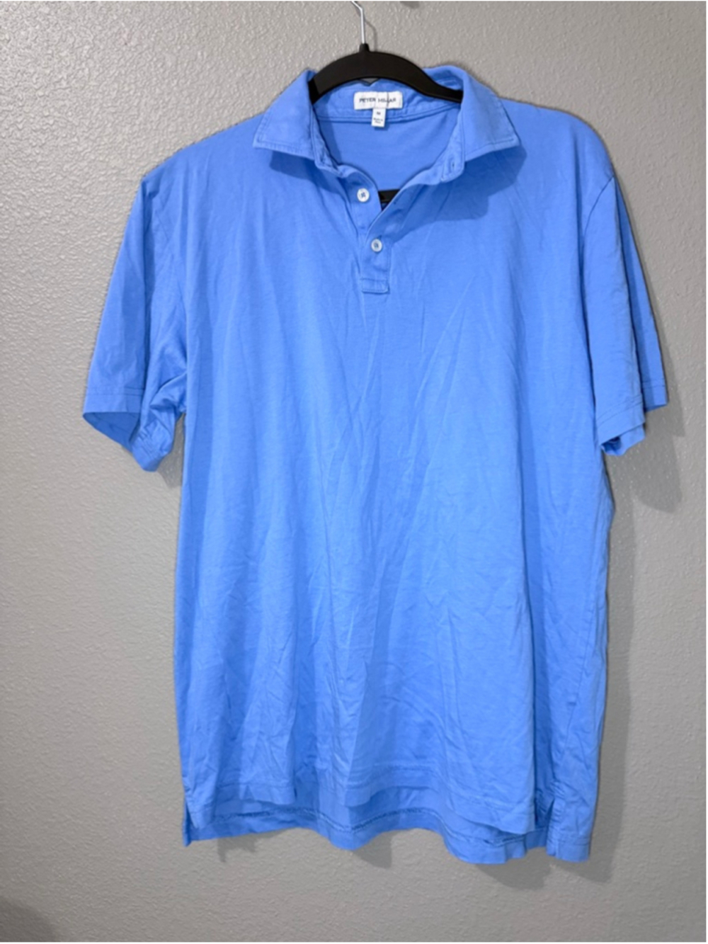 Men's Peter Millar Blue Polo Shirt M